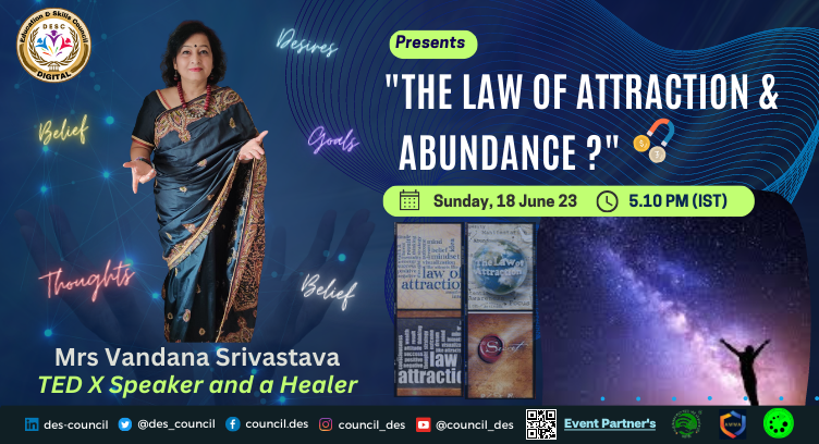 Law of attraction & abundance  by Mrs Vandana Srivastava ji